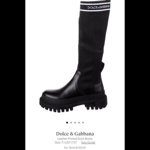 Dolce & Gabbana sock boots